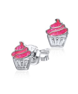 Kid Stud Earring Sweet Cup Cake STS-4052